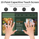 AYSTekMann 15.6" Digital Signage Display 10000 mAh Capacitive Touch Screen Advertising Display with Wireless Screen Mirroring, All in One LCD Screen HDMI-in with Android 11(2+32GB)