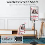 AYSTekMann 15.6" Digital Signage Display 10000 mAh Capacitive Touch Screen Advertising Display with Wireless Screen Mirroring, All in One LCD Screen HDMI-in with Android 11(2+32GB)