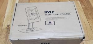 Pyle Tablet Security Stand w/ Lock & Key Rotation - White
