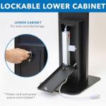 Universal Tablet Floor Stand Kiosk with Anti-Theft Locking
