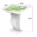 JPIYEIC 32 inch Touch Screen Kiosk, LCD Screen Self Service Kiosk, K-Style Stand Inquiry Machine, Interactive Display for Mall Navigation/Self-Ordering/Advertising/Retail Store