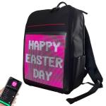 Smart Bluetooth LED Backpack with Colorful LED Panel
