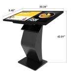 JPIYEIC 32 inch Touch Screen Kiosk, LCD Screen Digital Signage Kiosk, K-Style Stand Digital Signage Display, Interactive Display for Mall Navigation/Self-Ordering/Advertising/Retail Store