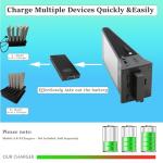 Digital Signage Display for Tabletop ,Interactive Digital Signage with Double 8 inch LCD Touch Screen and WIFI Connected,Rechargeable 23200mAh Battery,Portable Advertising Kiosk for Restaurants,Bar, Hotel ,Cafe (Black)