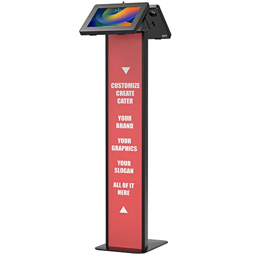 CTA Customizable Floor Stand Kiosk for iPads & Tablets