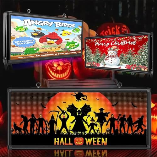 Large Outdoor RGB WiFi LED Sign for Business Store