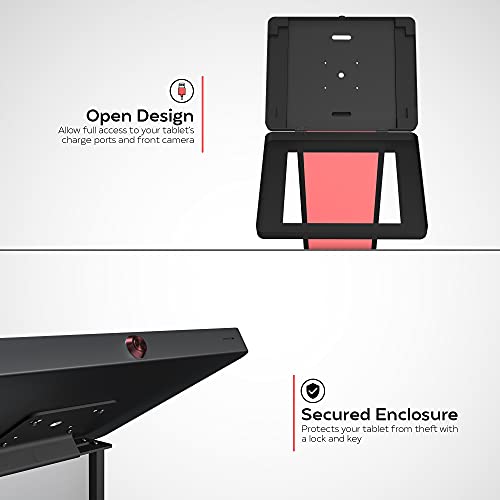Premium customizable floor stand for iPad Air, iPad Pro, Surface Go, Galaxy Tab S5E