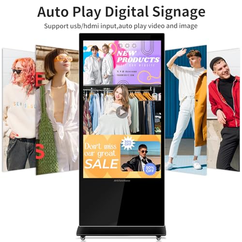 55" 4K LCD Digital Signage Touchscreen Kiosk