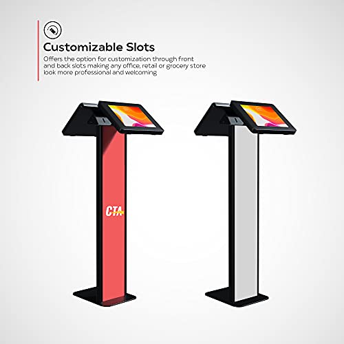 CTA Customizable Floor Stand Kiosk for iPads & Tablets