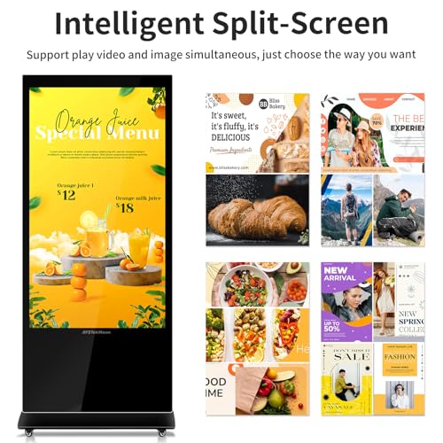 55" 4K LCD Digital Signage Touchscreen Kiosk