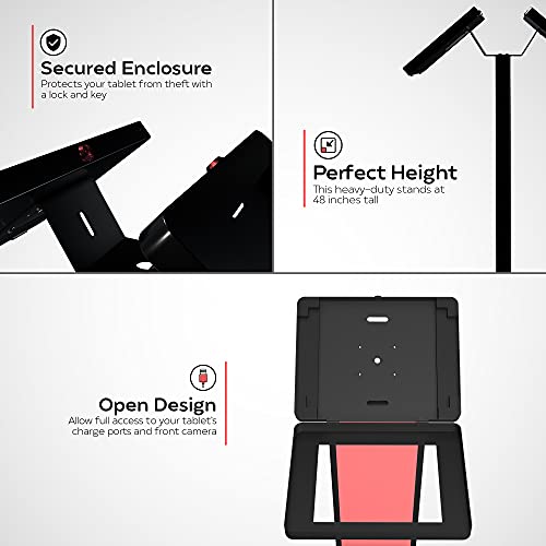 CTA Customizable Floor Stand Kiosk for iPads & Tablets
