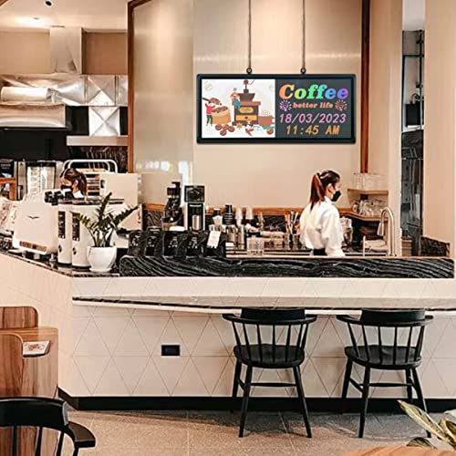 Large Outdoor RGB WiFi LED Sign for Business Store