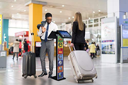 CTA Customizable Floor Stand Kiosk for iPads & Tablets