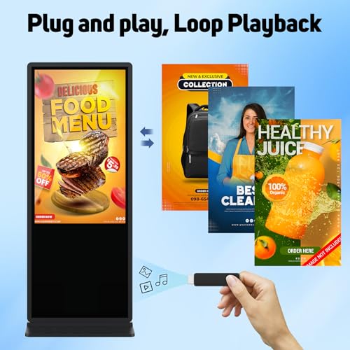 JIYANG 43" LCD Touch Screen Digital Signage Kiosk