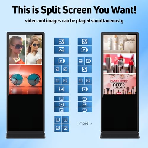 JIYANG 43" LCD Touch Screen Digital Signage Kiosk