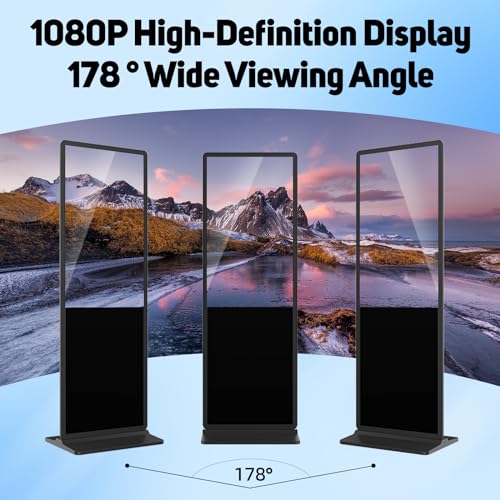JIYANG 43" LCD Touch Screen Digital Signage Kiosk