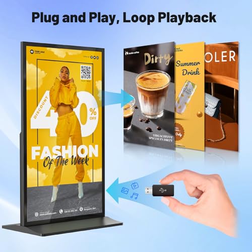 75" Indoor Floor Stand Digital Signage Interactive Kiosk