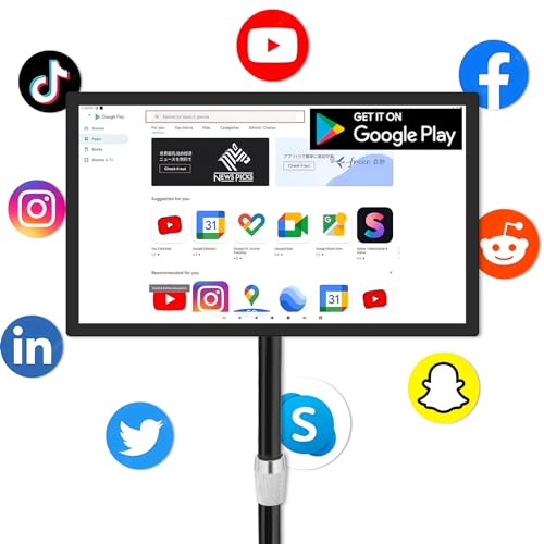 15.6'' Interactive LCD Digital Signage Kiosk, 5G WiFi