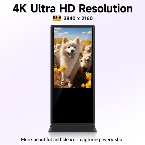 55" Indoor Digital Signage Touchscreen Kiosk Android OS
