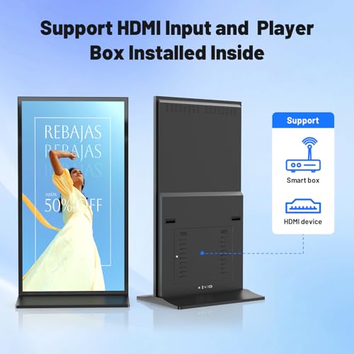 75" Indoor Floor Stand Digital Signage Interactive Kiosk