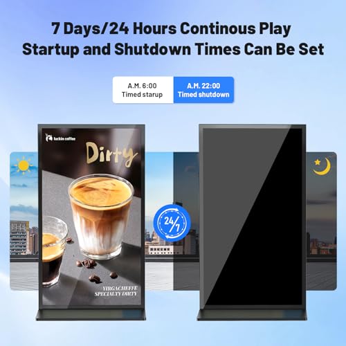 75" Indoor Floor Stand Digital Signage Interactive Kiosk