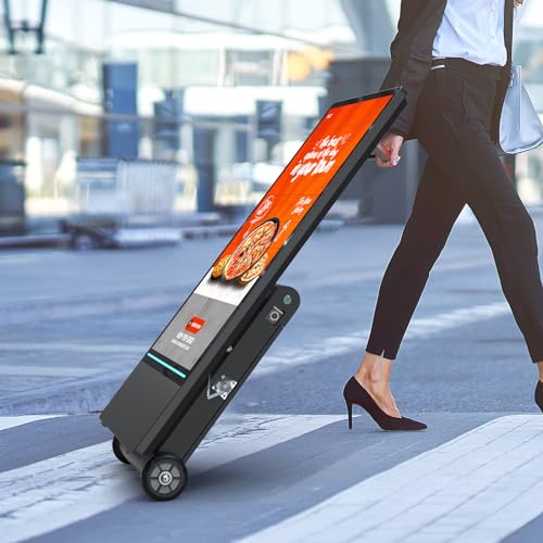 43" Outdoor Rechargeable Digital Signage Display: 4K UHD