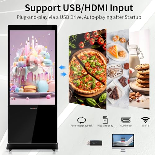 55" Touchscreen Kiosk Android 11.0 Commercial Digital Signage