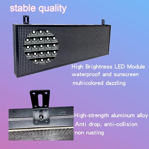 Bright P10 LED Digital Sign with WiFi Control
