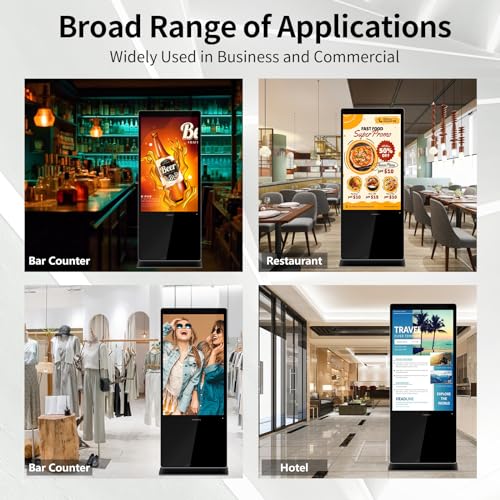 55" Touchscreen Kiosk Android 11.0 Commercial Digital Signage