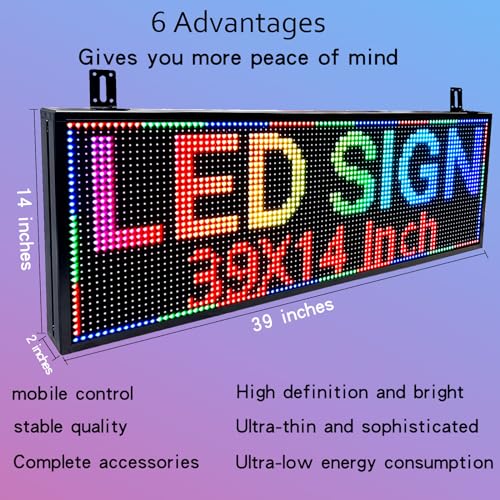Bright P10 LED Digital Sign with WiFi Control