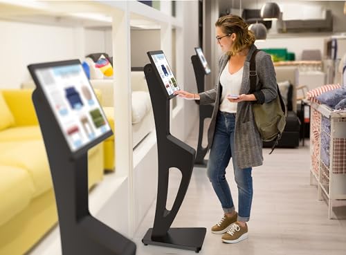 Floor Stand Kiosk with Printer Slot - CTA Display