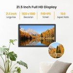 FANGOR 21.5" WiFi Digital Photo Frame IPS Display