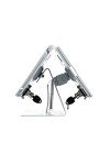 Dual Tablet Kiosk – CTA Security Dual-Tablet Kiosk Stand with 2 Separate Enclosures for iPad 7th/8th/9th Gen | iPad Air 3 | iPad Pro & More - White (PAD-DSTW10)