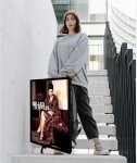 21" LCD Video Ad Backpack, 1920x1080 Resolution, Touch Screen