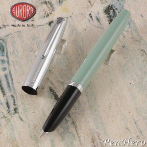 Aurora Duo Cart Light Green Fountain Pen Medium Nib