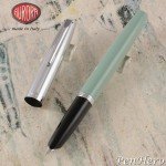 Aurora Duo Cart Light Green Fountain Pen Medium Nib