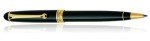 Aurora 88 Gold Plated Black Ballpoint Pen