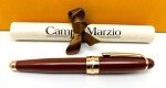 Campo Marzio Mini Brown Gold Trim Fountain Pen
