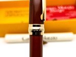 Campo Marzio Mini Brown Gold Trim Fountain Pen