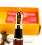 Campo Marzio Mini Brown Gold Trim Fountain Pen