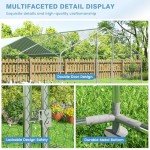Elegant Metal Chicken Coop for Backyard Flock
