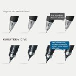 Uni Kuru Toga Dive Mechanical Pencil - Aurora Purple