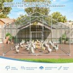 Elegant Metal Chicken Coop for Backyard Flock