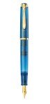 Pelikan M200 Golden Lapis Fountain Pen - Broad