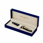 Waterman Expert Rollerball Pen Black Lacquer & Gold