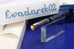 Waterman Laureat Blue Marble Fountain Pen, M Nib