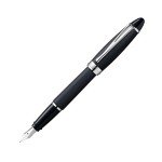 Aurora B10-NF Satin Black Fountain Pen, Fine Point