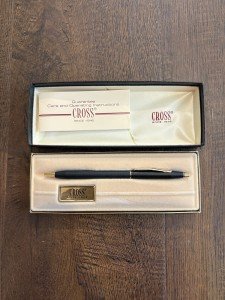 Cross Classic Black and Gold Ballpoint Pen