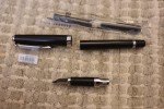Sailor Regras Black Fountain Pen with Fine Nib
