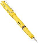 Lamy Safari Yellow Fountain Pen with Medium Nib